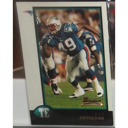 1998 Bowman ROD RUTLEDGE (Patriots) Rookies card #200