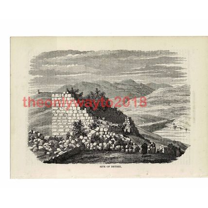 Site of Bethany, Holy Land, Book Illustration (Print), 1861