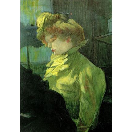 Toulouse Lautrec La Modiste Painting Postcard
