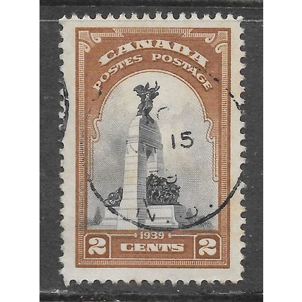 CANADA 1939 2c MEMORIAL USED