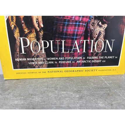 National Geographic Magazine October 1998 Population - Vintage Collectable