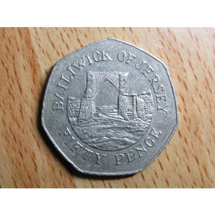Jersey 1987 Elizabeth ll 50p Coin