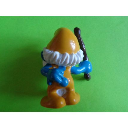 Grandpa Grandfather smurf with walking stick