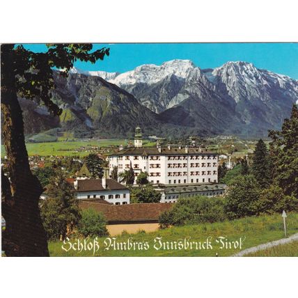 Schloss Ambras Innsbruck Austria Postcard unused VGC