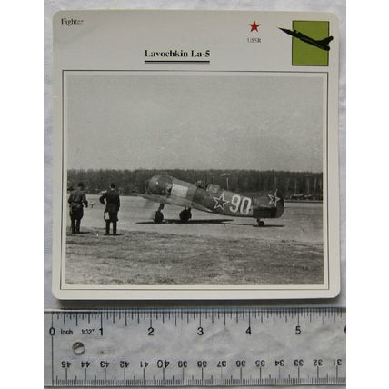 Lavochkin La-5 - USSR - Fighter - Collectors Club Card