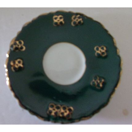 My Treasure Collectible Genuine Porcelain Miniature Demitasse Teacup and Saucer