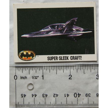 1989 Topps Batman card No.108 - Super Sleek Craft