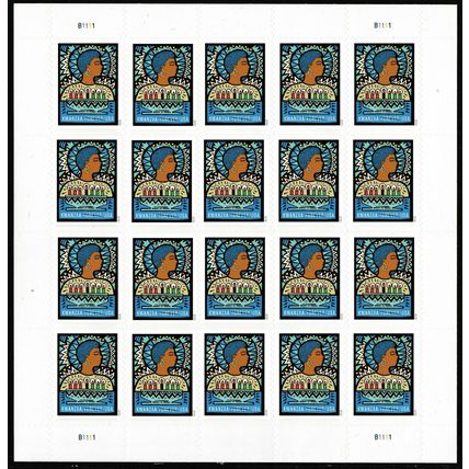 Kwanzaa Sheet of 20 Current Rate Postage Stamps Scott 5531