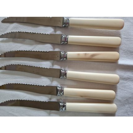 Vintage 6 Steak Knives