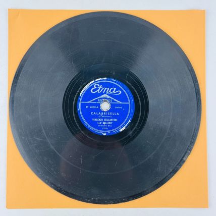 Vincenzo Bellantoni Calabrisella Etna Records 78RPM Shellac Vinyl 78 RPM Record