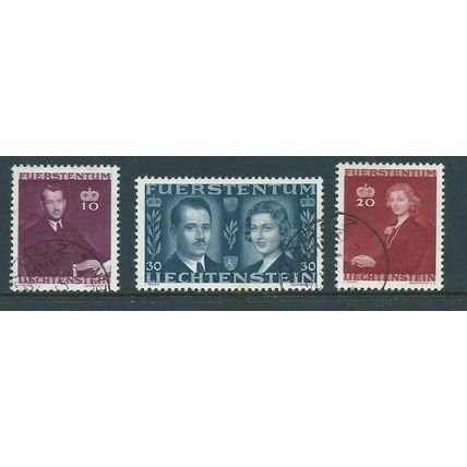 liechtenstein stamps sg 214 sg 214 vfu set 1943