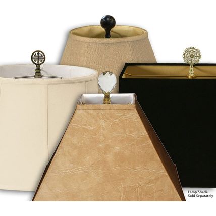 Royal Designs Deep Empire Lamp Shade, Linen Eggshell, 8 X 14 X 11