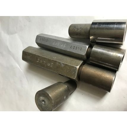 THE PIPE MACHINERY GO NO GO PLUG INSPECTION GAGE GO 1.176,1.117,1.165,1.185,ET