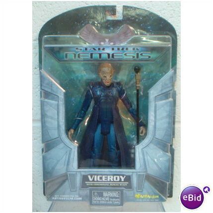 STAR TREK ' NEMESIS MOVIE SERIES ' VICEROY action figure