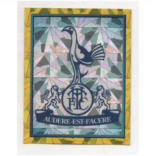 Merlin Premier League 2000 millenium foil sticker No.437 Tottenham Hotspur Motto