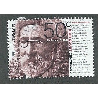 AUS 2003 50c '100TH ANN OF HIGH COURT' FINE USED (EBID34-277