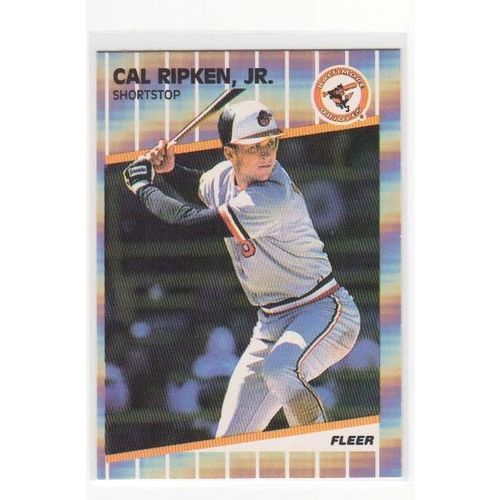 1989 Fleer baseball Cal Ripken Jr. #617 NM - HOF-Orioles