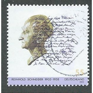 GER 2003 55c 'REINHOLD SCHNEIDER' FINE USED (EBID51-183)