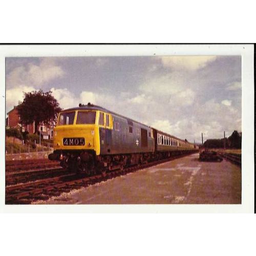 Railway BRITISH RAIL Hymek 7000 Postcard by Pike Cards (2)