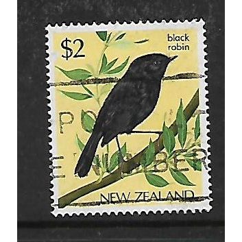 NEW ZEALAND 1982 NATIVE BIRDS $2 CHATHAM ISLAND ROBIN SG 1293 FINE USED