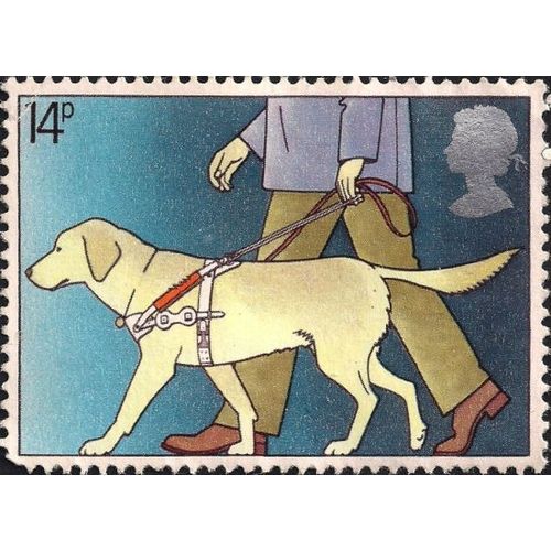 GB, DOGS, Guide Dog, blue 1981, 14p