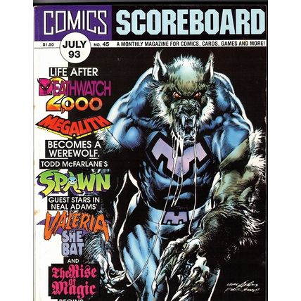 COMICS SCOREBOARD magazine # 45 (1993)