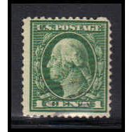 Used 405 1c George Washington Barely Clears K3026
