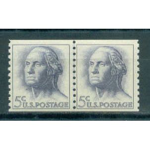1229 5c George Washington Just Clears MNH CLP B0655