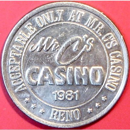 Mr C's. $1 Casino Token. Reno, NV. R68.