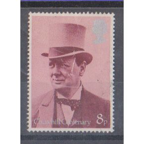 GB 1974 Churchill Birth centenary 8p used SG 964