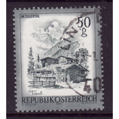 AUSTRIA 1973 SG 1675 VIEWS 50g ZILLERTAL FINE USED#2