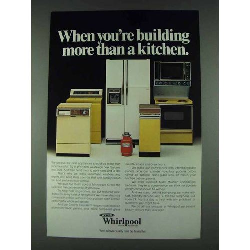1978 Whirlpool Appliances Ad - More Than a Kitchen