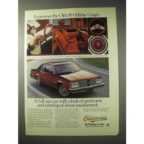 1978 Oldsmobile 88 Holiday Coupe Ad - Sportiness
