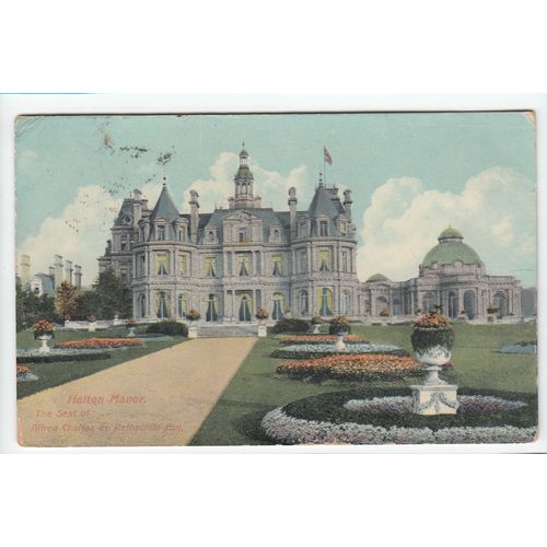Halton Manor Buckinghamshire 1906 Postcard