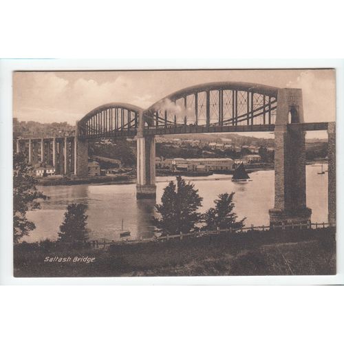 Saltash Bridge Postcard Devon 3106