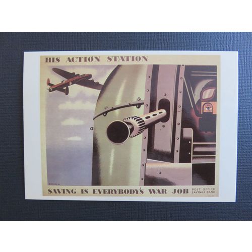 London Transport Museum MX4 His Action Station Postcard