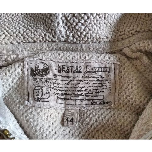 Women's Thick Beige Hoodied Fleece - Size 14 - ( Brand Next )