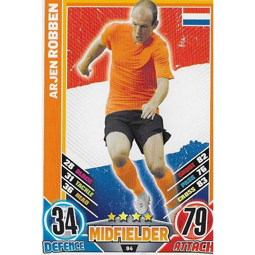 Match Attax - Euro 2012: Holland - Midfielder, Robben