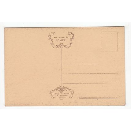Roman Ruins Ancient City of Pompeii Postcard Italy 144