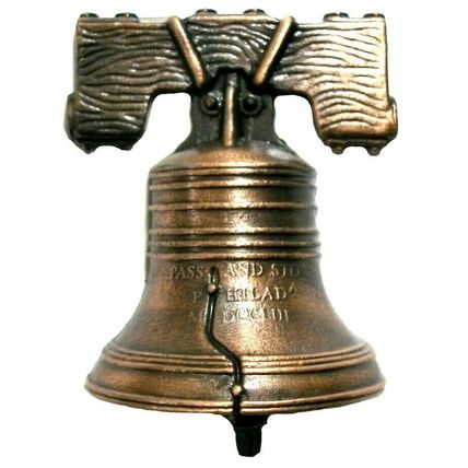 Liberty Bell Metal Fridge Magnet