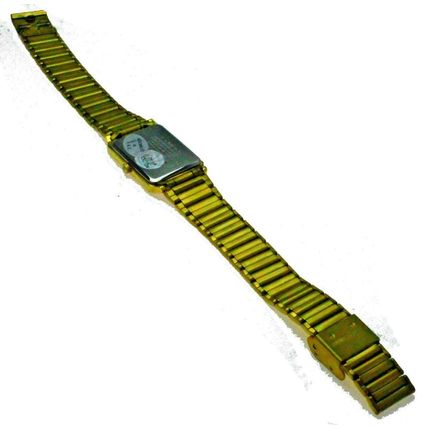 New Thine ORIENT Stainless Steel Gold Tone Band, Case & Dial Watch Water Resist