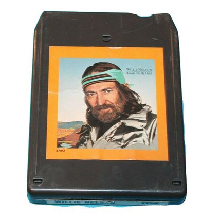 Willie Nelson Always on My Mind Classic Country Music 8 Track Tape 1982 TESTED