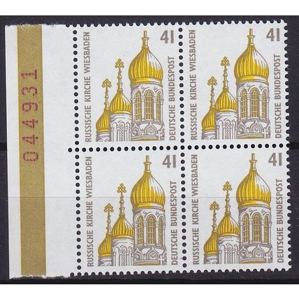 GERMANY BUND [1993] MiNr 1687 4er ( **/mnh ) [01] Sehenswürdigkeiten