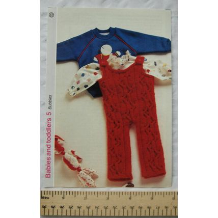 1986 Babies & Toddlers 5 Bubbles Dungarees, DK, 46-51 chest