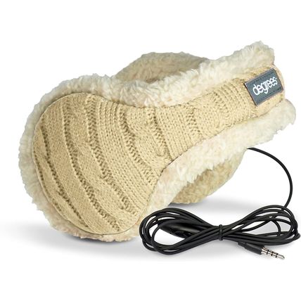 3x Degrees Cable Knit Audio 3.5mm cable Headphone Ear Warmer -
