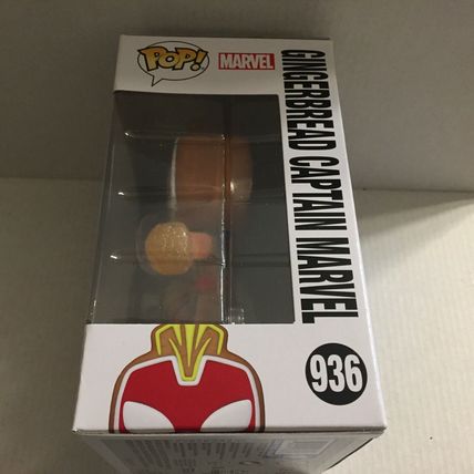 NEW Marvel Gingerbread Captain Marvel Funko Pop Figure #936