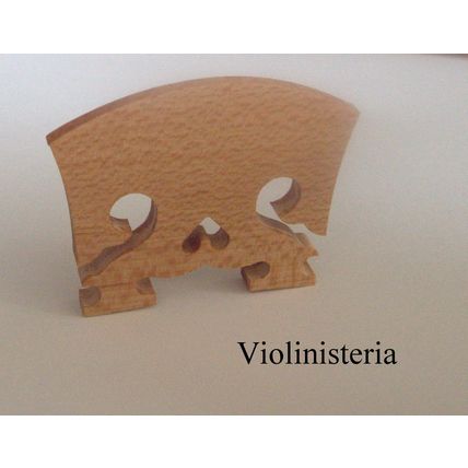 Violin Bridge 'Baroque' Style Old Flamed Maple Size 4/4 UK Seller