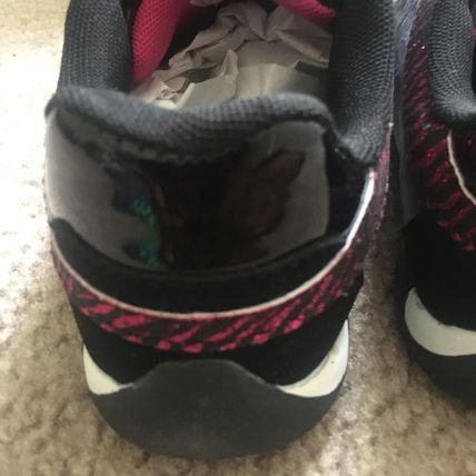 Baby Phat Girls Black Pink Casual Sneakers Shoes Low Top Choose Your Size