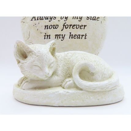 Memorial Cat Ornament with Sentimental Verse 10.5 CM Feline Gift Home Decor
