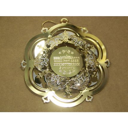 CHRISTMAS 2005 WHITE HOUSE HISTORICAL ASSOCIATION GARFIELD GOLD PLATE ORNAMENT